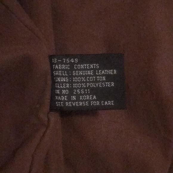 Vintage Avanti Genuine Leather Bomber Jacket - Picture 6 of 8